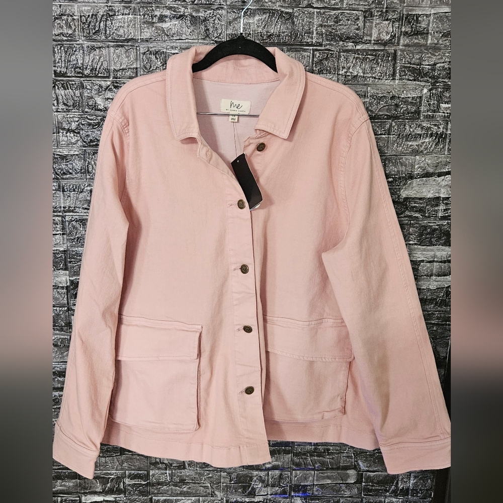 Light Pink Jean Jacket NWT
